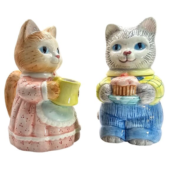Vintage Avon Country Purr-Fection Sugar & Creamer Set - Picture 14 of 16